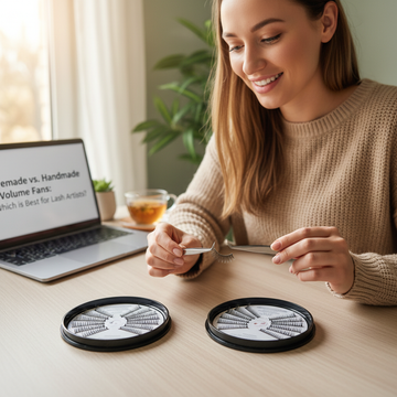 Premade vs. Handmade Volume Fans: Which is Best for Lash Artists?