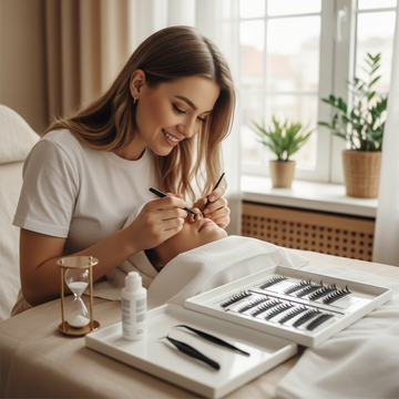 Cut Your Lash Appointment Time in Half with Premade Volume Fans
