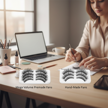 Premade vs. Hand-Made Volume Lash Fans: Business Guide