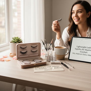 Lightweight Lash Supplies for Maximum Comfort: Why Material Choice Matters