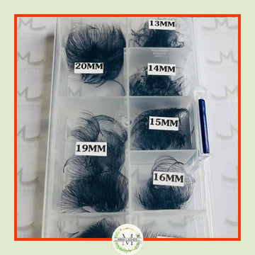 14D Premade Fans-D-0.05- MIXED BOX-800 FANS (13mm-20mm)- LONG SIZE