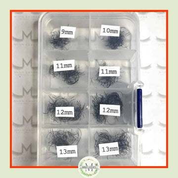 3D Premade Fans- 0.07- MIXED BOX- 1100 FANS (9mm-15mm)