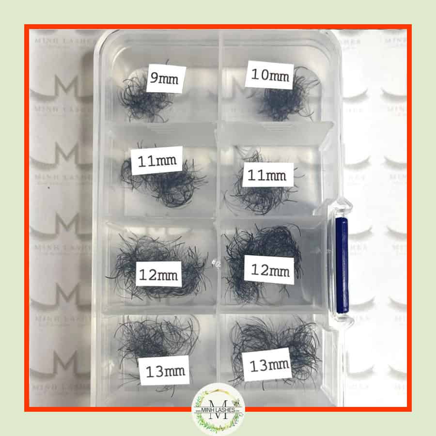 3D Premade Fans- 0.07- MIXED BOX- 1100 FANS (9mm-15mm)