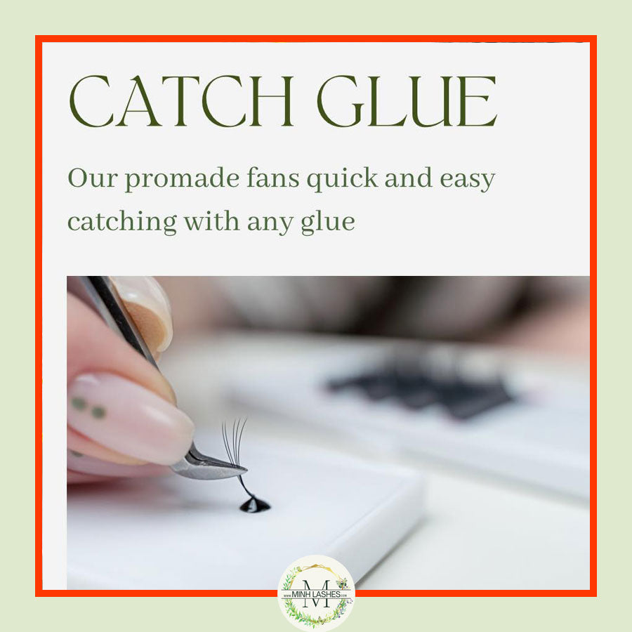 3D Premade Fans- 0.07- MIXED BOX- 1100 FANS (9mm-15mm)