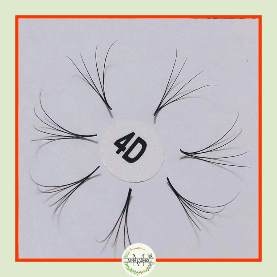 4D Premade Fans-0.07-MIXED BOX (1100 FANS ) (9mm-15mm)