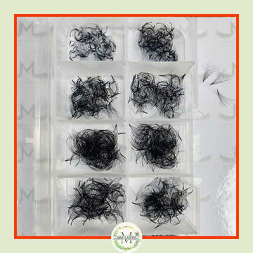 7D Premade Fans 0.07-MIXED BOX (1100 FANS ) (9mm-15mm)