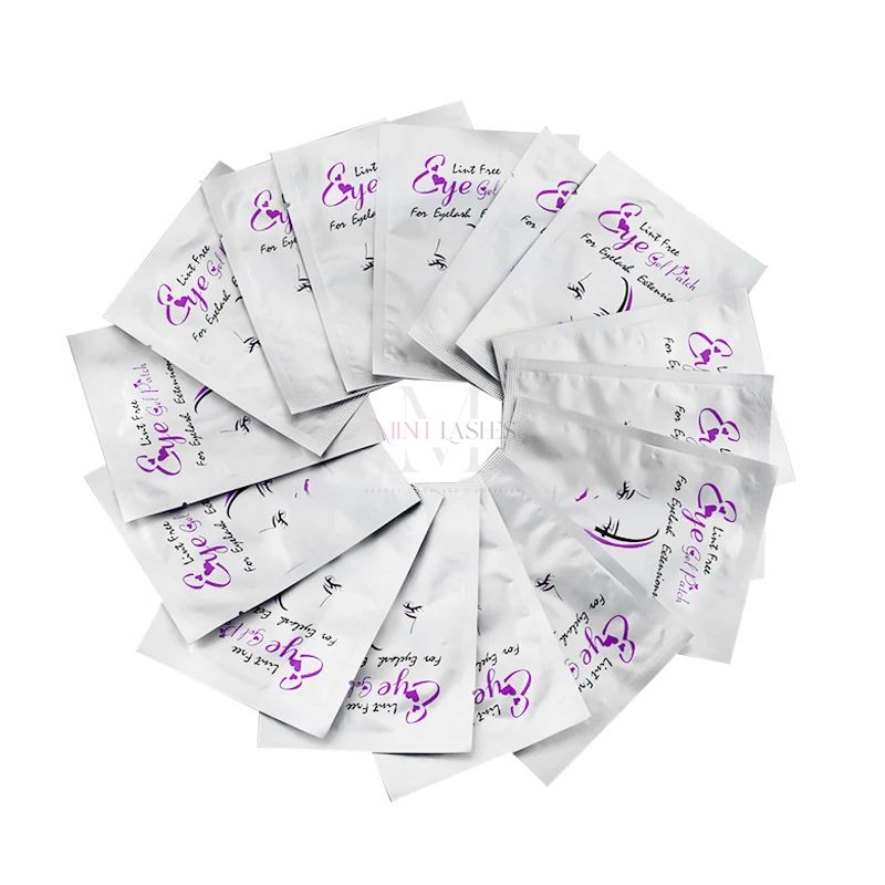Bulk pack of Minh Lashes lint-free eye gel patches for lash salons
