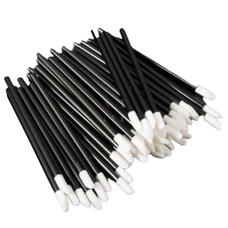 Bulk pack of lint-free micro applicators used for eyelash extension preparation, cleaning, and adhesive removal.