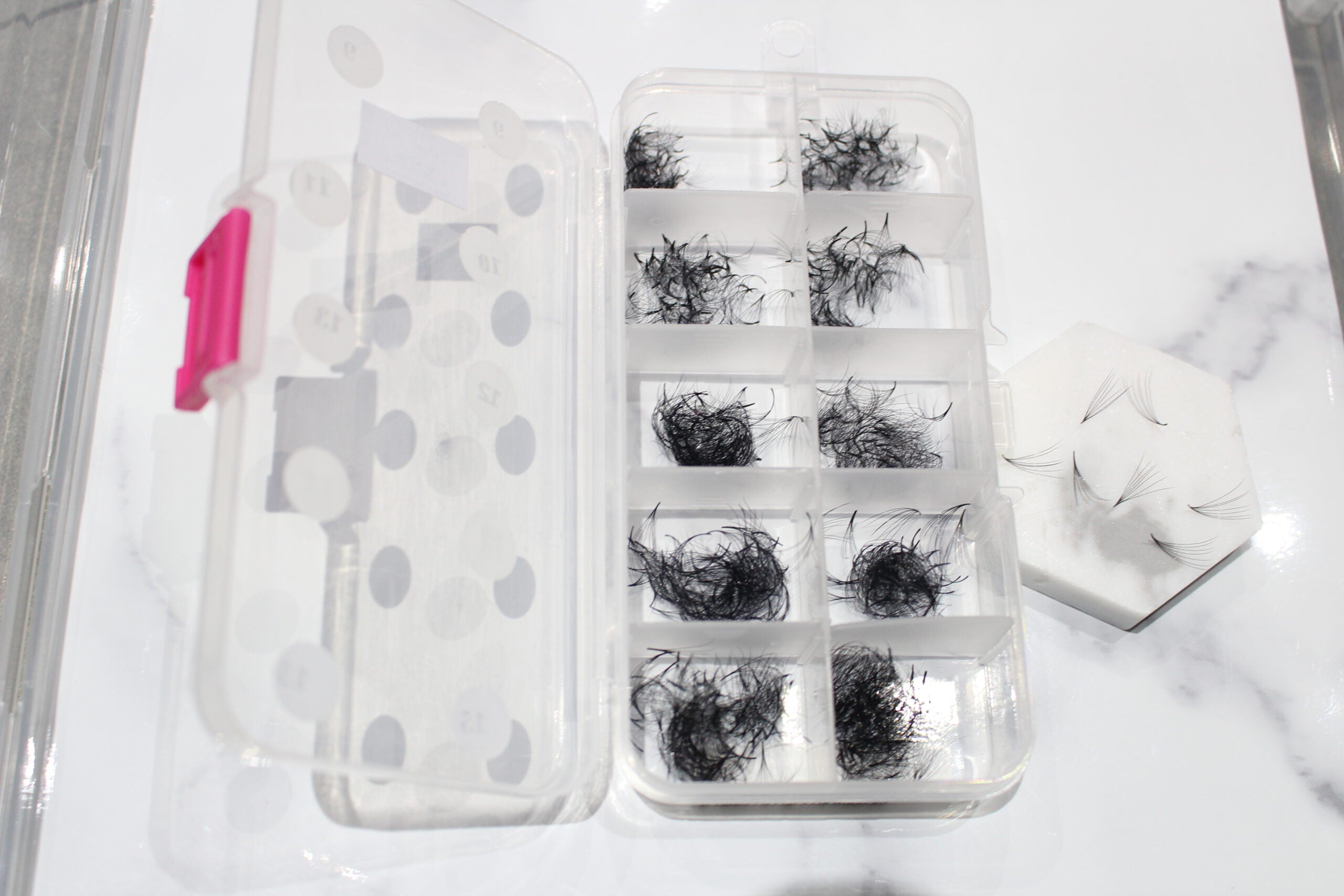 7D Premade Fans 0.07-MIXED BOX (1100 FANS ) (9mm-15mm)