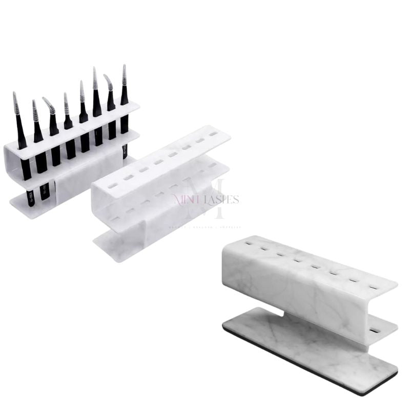 8 slot tweezers stand Australia, professional lash tools organiser, Minh Lashes
