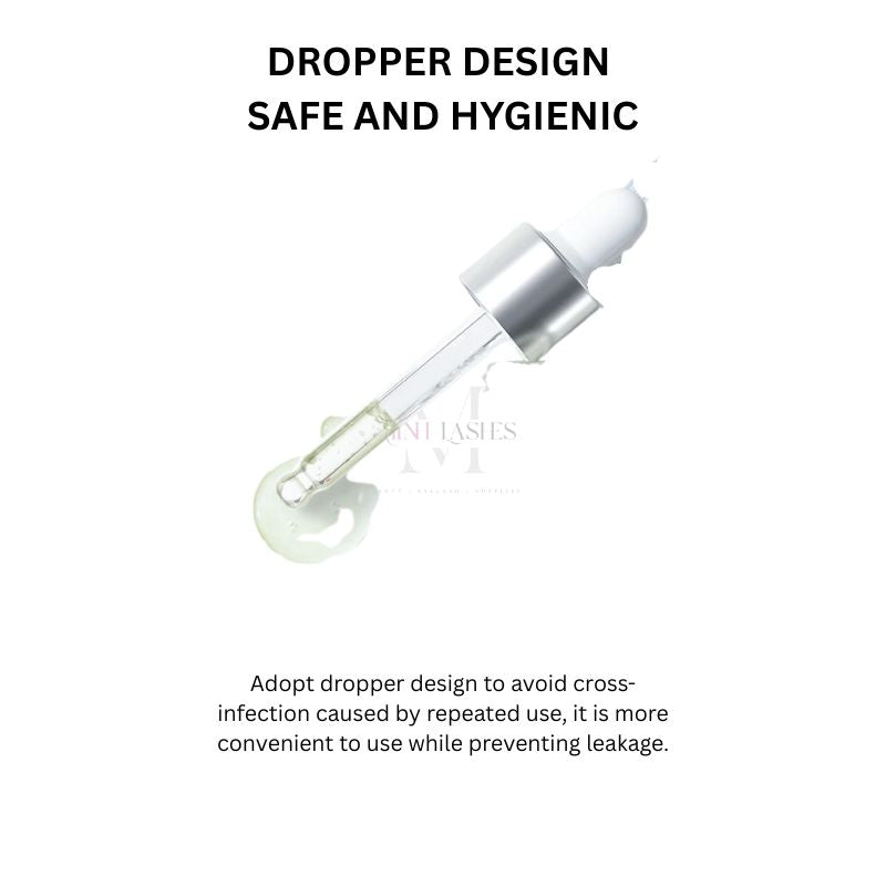 Bond sealer dropper design safe and hygienic for professional lash artists