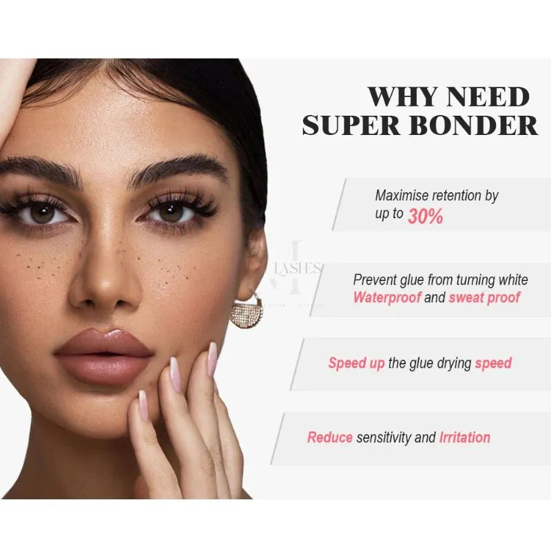 Bond sealer waterproof and sweatproof eyelash extensions last longer