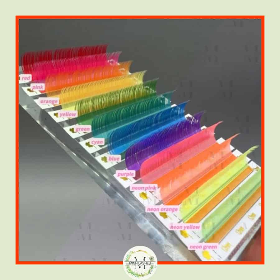 Colour Lash Trays Beauty 12 Lines