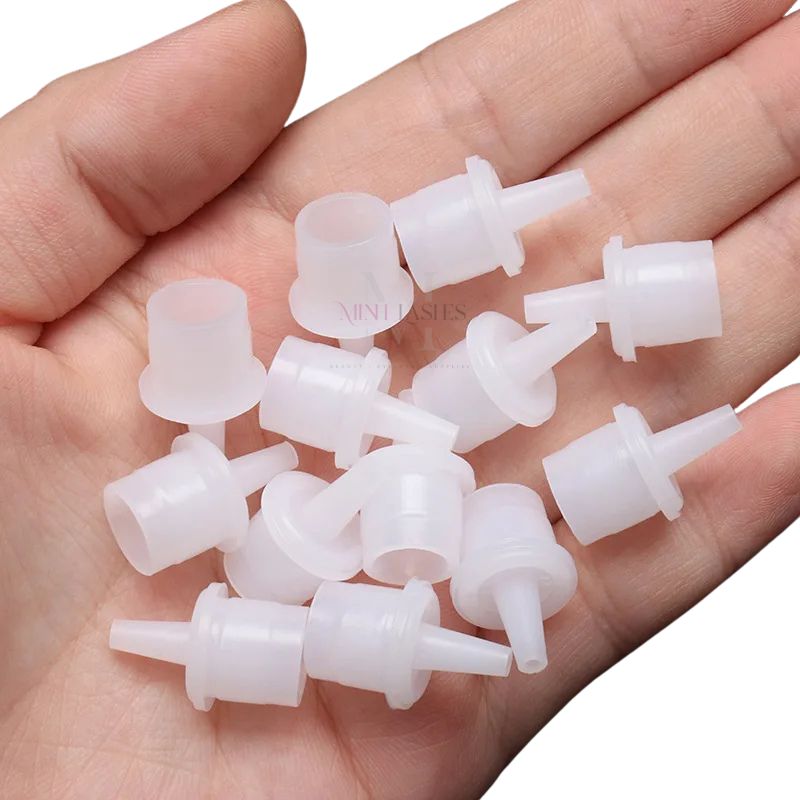 Bulk pack eyelash glue nozzle tips for professional lash artists