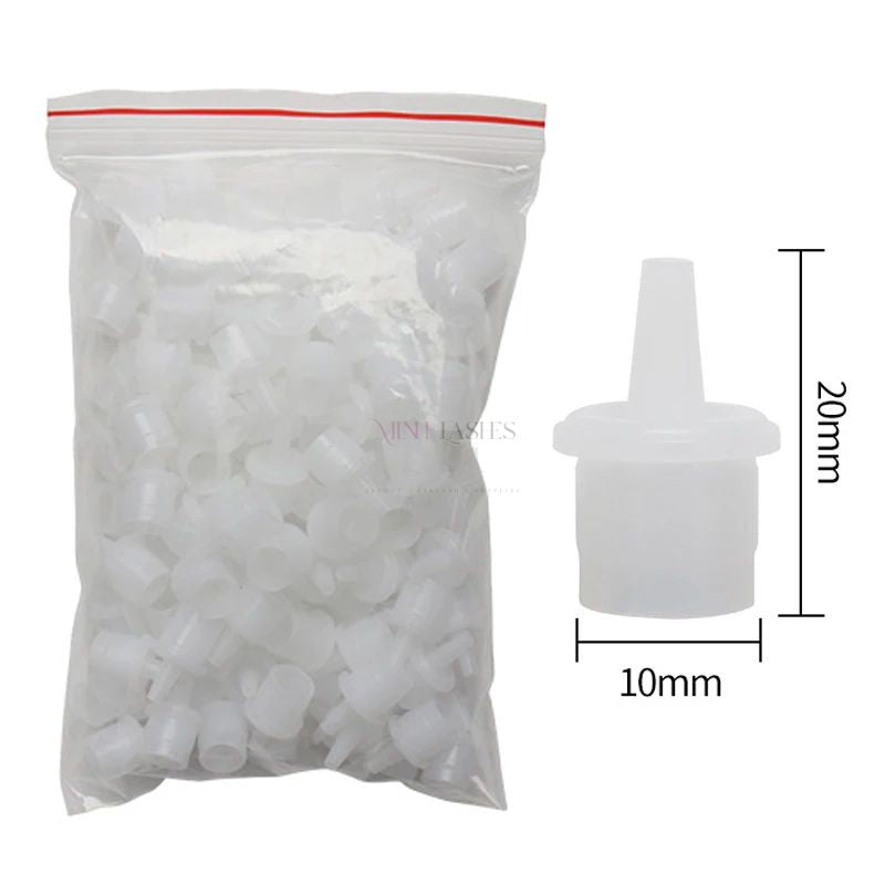 Eyelash glue nozzle size 10mm x 20mm for lash extension adhesive bottles
