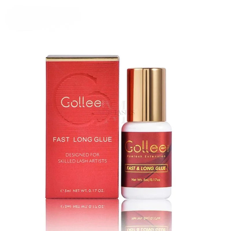 Gollee fast and long eyelash extension glue packaging 5ml