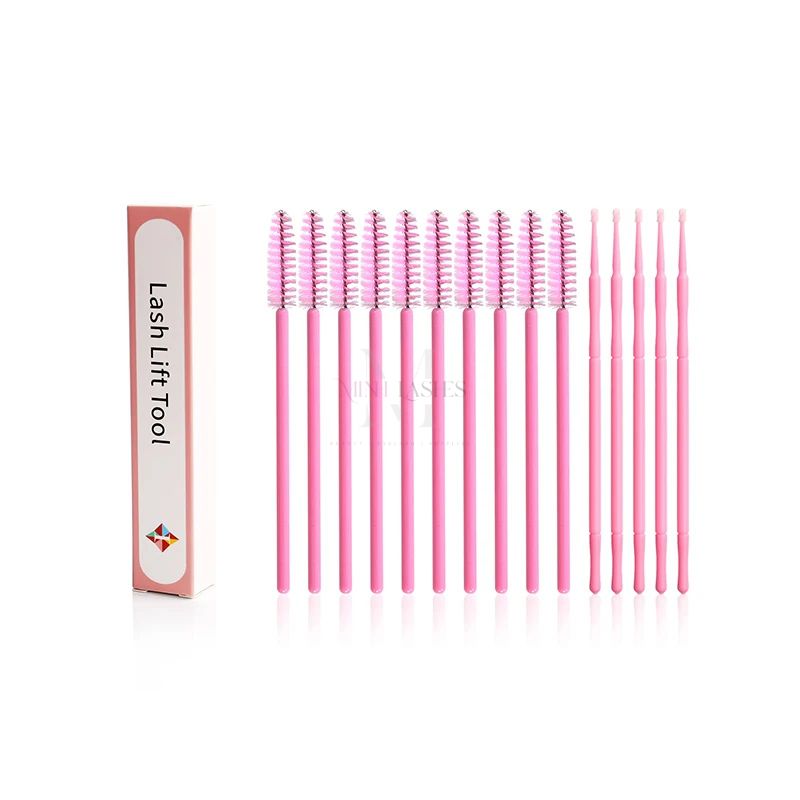 Lash lift brushes including Y brush and micro brushes