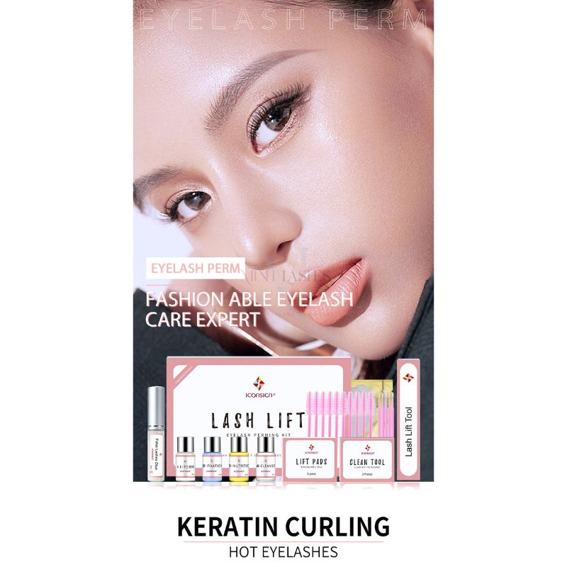 Lash lift nutrition and cleanser solutions for eyelash care