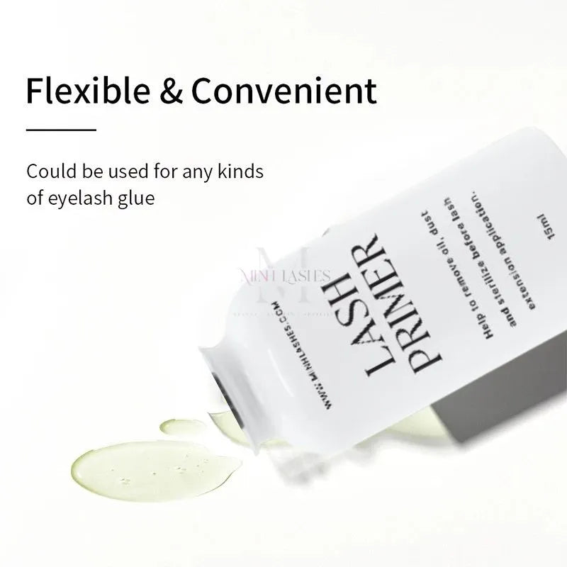 Flexible lash primer suitable for all types of eyelash extension glue