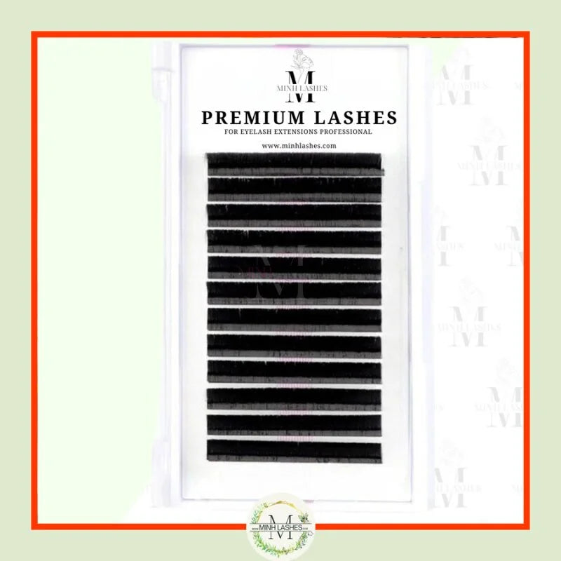 Premium eyelash extensions tray for professional lash artists by Minh Lashes Beauty Supplies