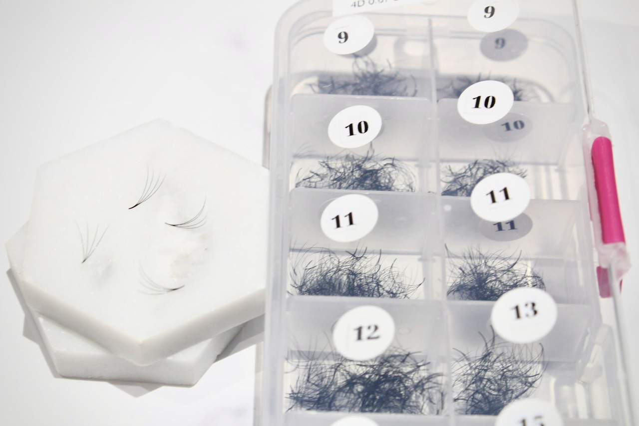 4D Premade Fans-0.07-MIXED BOX (1100 FANS ) (9mm-15mm)